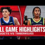 Denver Nuggets Vs Minnesota Timberwolves Full Game Highlights Jul 18,2024 | NBA Summer League