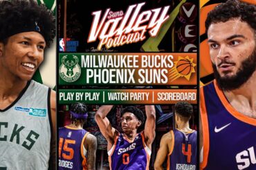 Milwaukee Bucks vs Phoenix Suns | LIVE Reaction | Scoreboard | Play By Play | Postgame Show