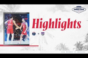 NBA 2K25 Summer League Highlights: Washington Wizards win over Sacramento Kings, 73-69 | 07/18/24