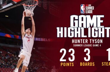 Hunter Tyson Full Game Four Highlights vs. Pacers 🎥 | NBA2k Summer League