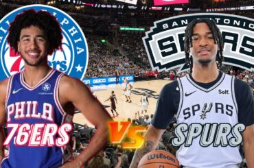 Philadelphia 76ers vs San Antonio Spurs Live Play by Play & Scoreboard