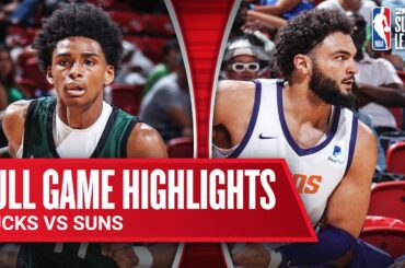 BUCKS vs SUNS | NBA SUMMER LEAGUE | FULL GAME HIGHLIGHTS