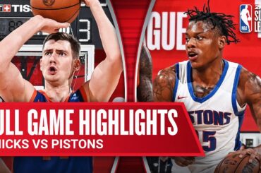 KNICKS vs PISTONS | NBA SUMMER LEAGUE | FULL GAME HIGHLIGHTS