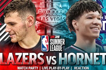 Portland Trail Blazers vs Charlotte Hornets LIVE | 2024 NBA Summer League