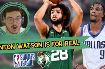 Celtics Lose to Mavericks in Summer League and Anton Watson Cements Case for Roster Spot