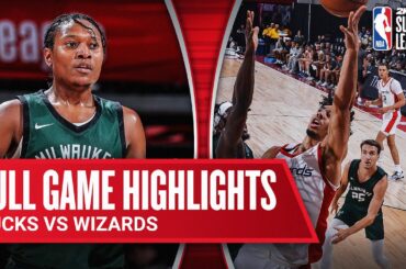 BUCKS vs WIZARDS | NBA SUMMER LEAGUE | FULL GAME HIGHLIGHTS