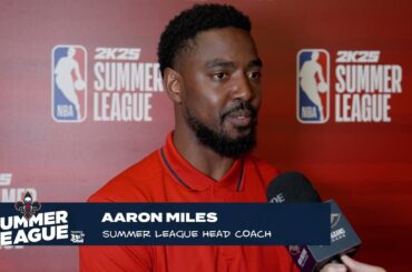 Aaron Miles recaps finale vs. Nuggets | 2024 NBA Summer League Postgame