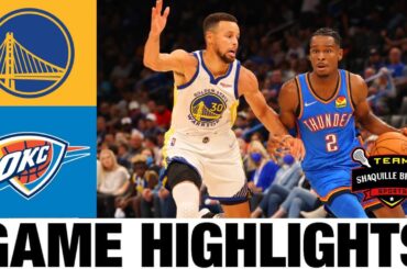 Golden State Warriors vs Oklahoma City Thunder Highlights | 2024 NBA Summer League