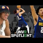 Behind The Scenes Nuggets Summer League Game 2 | Aaron Gordon Watches Strawther Drop 32