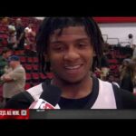 Kennedy Chandler Post-Game Interview | Portland Trail Blazers 105, Houston Rockets 95