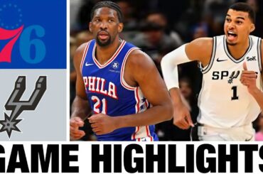 Philadelphia 76ers vs San Antonio Spurs FULL GAME Highlights | 2024 NBA Summer League