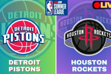 Live Score Update : Houston Rockets Vs Detroit Pistons | NBA Summer League Match  Jul 16 2024