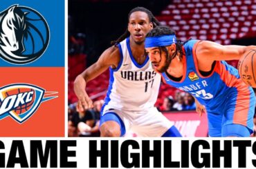 Oklahoma City Thunder vs Dallas Mavericks FULL GAME Highlights | 2024 NBA Summer League