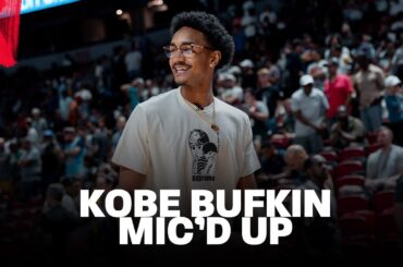 MIC'D UP 🎙️ Kobe Bufkin at NBA Summer League