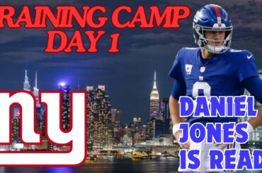 New York Giants | Training Camp Day 1 | Daniel Jones Is Ready But Struggles! O-Lineman Injured