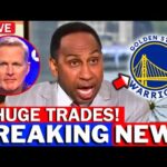 WEB BOMB! WARRIORS MAKING 3 HUGE TRADES IN THE NBA! STEVE KERR CONFIRMED? GOLDEN STATE WARRIORS NEW