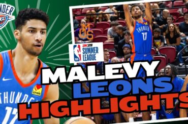 Malevy Leons 6’10” Wing absolutely locks up for Oklahoma City Thunder at NBA Summer League