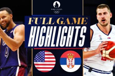 Team USA vs Serbia Full Game Highlights | 2024 Olympics Men's Basketball | July 26, 2024 - NBA 2K24