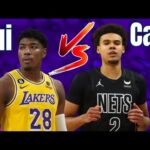 Lakers Rui Hachimura Vs Nets Cam Johnson