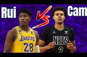 Lakers Rui Hachimura Vs Nets Cam Johnson