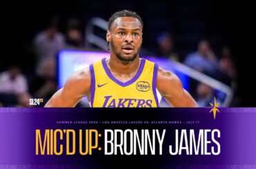 Bronny James Mic'd Up at Summer League