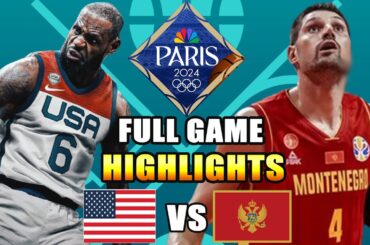 Team USA vs Montenegro [FULL GAME] USA Basketball | 2024 Olympic Men’s Basketball Exhibition