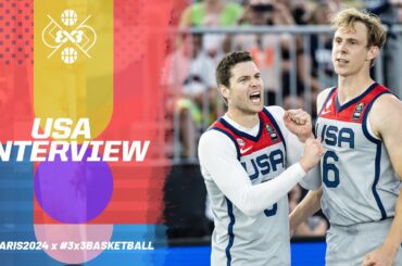 USA's 🇺🇸 Men Olympic Team | Interview | 3x3 Basketball