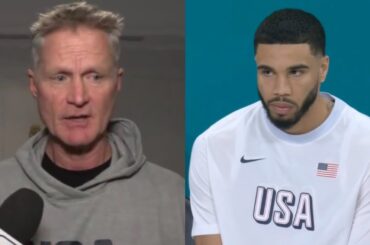 Steve Kerr on Jayson Tatum playing 0 minutes for Team USA vs Serbia in Olympics