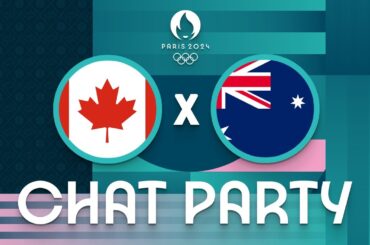 Canada v Australia | Men's Olympic Basketball Tournament Paris 2024 | Chat Party ⚡🏀