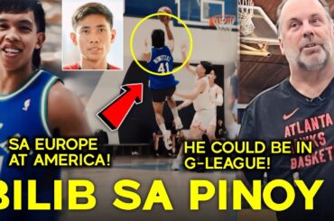 BUMILIB KAY Rhenz Abando ang coach ng Atlanta Hawks! may mensahe naman kay Thirdy ang European coach