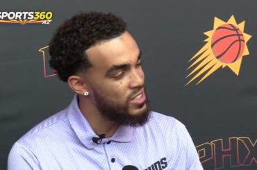 Tyus Jones, the new starting point guard for the Phoenix Suns