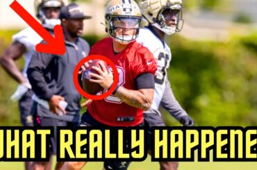 Spencer Rattler TOSS'N ROCKETS At New Orleans Saints Training Camp - Derek Carr Better Not SLIP UP