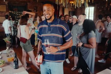 Recap: CJ McCollum hosts rosé launch event at Bacchanal Wine | New Orleans Pelicans