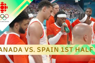 Canada vs. Spain Men’s Basketball group play FULL FIRST HALF | #paris2024