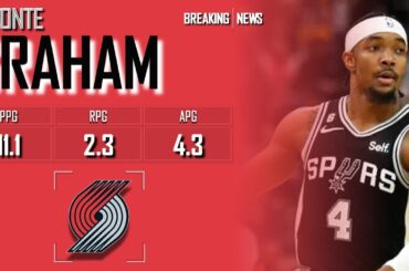 𝐁𝐑𝐄𝐀𝐊𝐈𝐍𝐆 𝐍𝐄𝐖𝐒: Portland Trail Blazers Sign 6-Year Veteran Devonte' Graham | 2024 NBA Offseason [ᴴᴰ]