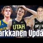 Lauri Markkanen Trade Update - Warriors Trade Out | Spurs? | Staying With Jazz?