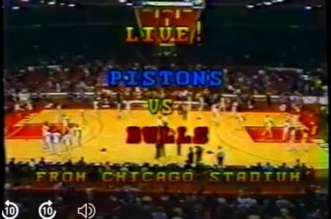 Pistons @ Bulls 2-12-85