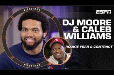 Caleb Williams is a ‘STRAIGHT BALLER’ + DJ Moore’s Popeyes meal! | First Take