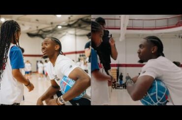 Tyrese Maxey Steps In to Comfort Young 76ers Fan in Tears During Camp Drill!