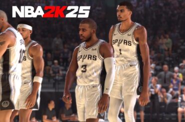 Chris Paul to the San Antonio Spurs! | NBA 2K25 ULTRA REALISTIC CONCEPT GAMEPLAY | K4RL