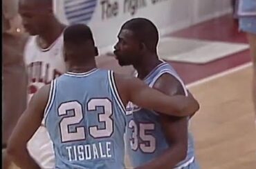 Kings beat Jordan's 1990 Bulls?! Antoine Carr, Tisdale, Ainge & Rodney McCray combine for 99 points!