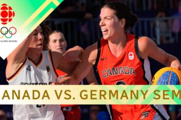 Women's 3x3 basketball semifinals: Canada vs. Germany | #paris2024