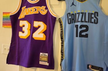 Mitchell Ness Magic Johnson Authentic Memphis Grizzlies Ja Morant Statement City Ed Jordan compare