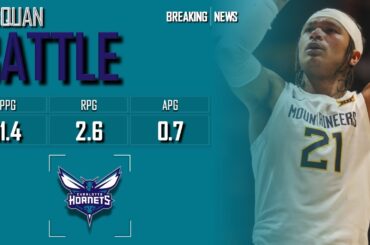 𝐁𝐑𝐄𝐀𝐊𝐈𝐍𝐆 𝐍𝐄𝐖𝐒: RaeQuan Battle Lands Deal With The Charlotte Hornets | 2024 NBA Offseason [ᴴᴰ]