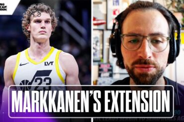 Why JAZZ fans shouldn't be 'SO ALARMED' by LAURI MARKKANEN signing a 5-year EXTENSION | Yahoo Sports