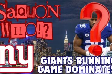 Saquon Who!? New York Giants Running Game DOMINATES In 14-3 Victory Over Lions! Drew Lock STINKS!