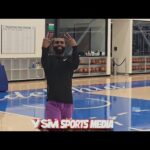 Jaron Ennis pulls up from Steph Curry range at 76ers Practice Facility