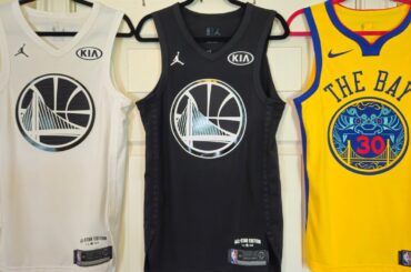 Step Curry Kevin Durant Authentic Chinatown Golden State Warriors & LA 2018 AllStar Jersey 8k Review