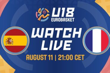 LIVE - Spain v France | FIBA U18 Women's EuroBasket 2024 | Final