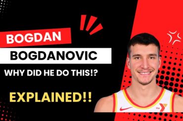 WHY BOGDAN HIT THE 3 TO THE DOME!